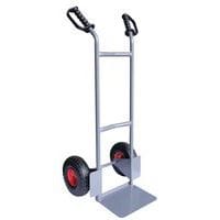 Diable acier 200 kg, Force: 200 kg, Hauteur hors tout: 1158 mm, Roue bandage: Pneumatique increvable