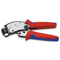 Pince à sertir embouts automatique 0,14-10mm² tête rotative - KNIPEX