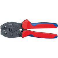 Pince à sertir brunie KNIPEX PreciForce® avec gaines bi-matière 220 mm _ 97 52 30 SB