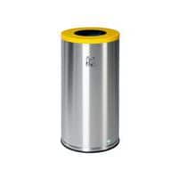 Poubelle de tri sélectif - 70L - Inox - VAR