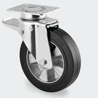 Roulette aluminium pivotante - F:600 à 1200 Kgs - Série 3640 - TENTE