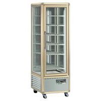 Vitrine verticale négat.stat.400 L,grilles-SNELLE 400 GBT CHAMPAGNELED Tecfrigo