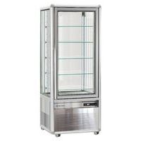 Vitrine verticale positive ventilée 500 L,tablettes-SNELLE 505 Q LED Tecfrigo