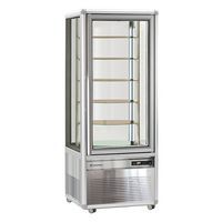 Vitrine verticale positive ventilée 500 L,tablettes-SNELLE 505 R LED Tecfrigo