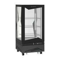 Vitrine verticale MARILYN , positive ventilée,275L, tablettes en verre