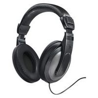 Casque Shell Circum-Aural noir - Hama