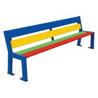 Banc bois et acier Silaos Procity