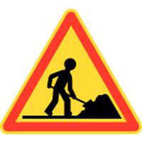 Panneau de signalisation de chantier temporaire - AK5 - Travaux