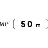 Panonceau pour panneaux de signalisation de type A, type AB, type C et CE - M1 - Indication de distance