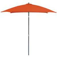 Parasol droit 2 x 2 m mât gris Proloisirs