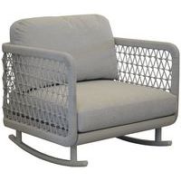 Fauteuil Rocking Club gris clair Proloisirs