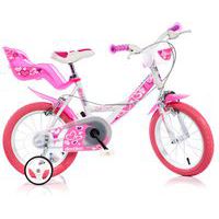 Velo enfant 16'' polyvalent fille - DinoBikes