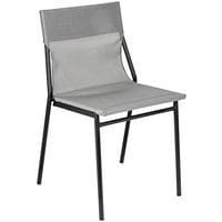 Lot de 2 chaises Horizon piètement noir Lafuma Mobilier