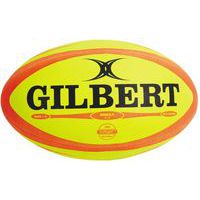 Ballon de rugby - Gilbert - omega pro fluo