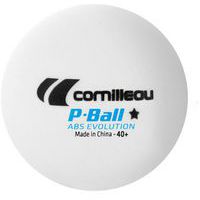 Balle tennis de table  P-ball evolution blanc Cornilleau