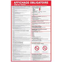 Panneau de signalisation - Affichage code du travail - Novap