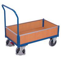 Chariot ergonomique parois bois amovibles - Capacités 400 et 500 kg