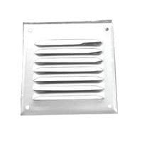 Grille alu persienne pour ventilation par 4 (100x100mm)