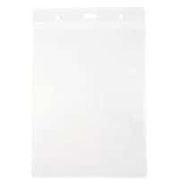 Porte-badge A6 souple transparent - PVC recyclé - Lot de 100 - Sogedex