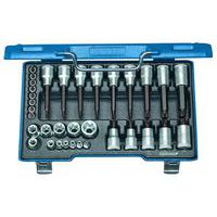 Coffret douilles tournevis 1/2 1/4 34 pièces Torx 19TX20 - Gedore