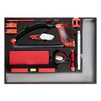 Jeu outils mesure + coupe en module 3/3 30 pièces R22350004- GedoreRed