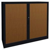 Armoire métal classique à rideaux PVC hauteur 102cm