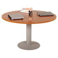 Table de réunion ronde pied central 120 cm Azari