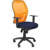 Chaise de bureau Jorquera bras réglable dossier orange-Piqueras y crespo