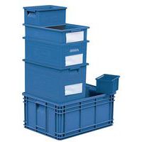 Bac gerbable - Bleu - Longueur 200 à 630 mm - 3,6 à 85 L