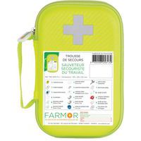 Trousse de secours S.S.T en Polyuréthane Jaune Fluo - FARMOR