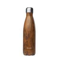 Bouteille isotherme 500ml wood - Qwetch