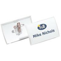 Porte-badge Clik Fold - Avec pince combi