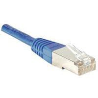 Cordon RJ45 catégorie 5e F/UTP bleu - 0,5 m