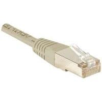 Cordon RJ45 catégorie 5e F/UTP gris - 1 m