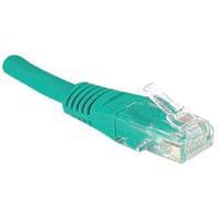 Cordon RJ45 catégorie 5e U/UTP vert - 0,5 m