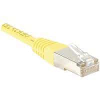 Cordon RJ45 catégorie 6 F/UTP jaune - 0,5 m