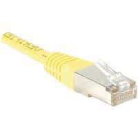 Cordon RJ45 catégorie 6 F/UTP jaune - 1 m