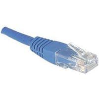 Cordon RJ45 catégorie 6 U/UTP bleu - 10 m