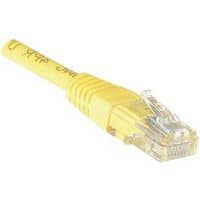 Cordon RJ45 catégorie 6 U/UTP jaune - 1 m