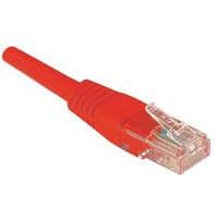 Cordon RJ45 catégorie 6 U/UTP rouge - 1 m