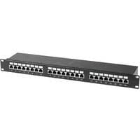 Panneau 19 1U 24 ports CAT6 stp connecteurs autodénudants