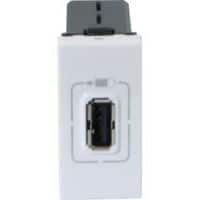 Chargeur 1 usb 22,5X45 legrand universel