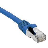 Cordon RJ45 catégorie 5e F/UTP snagless bleu - 0,5 m