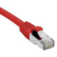 Cordon RJ45 catégorie 5e F/UTP snagless rouge - 0,5 m