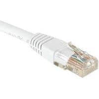 Cordon RJ45 catégorie 5e U/UTP blanc - 0,15 m