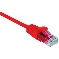 Cordon RJ45 catégorie 5e U/UTP snagless rouge - 20 m