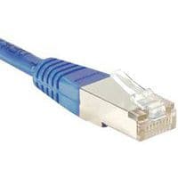 Cordon RJ45 catégorie 6 F/UTP bleu - 0,15 m