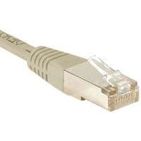 Cordon RJ45 catégorie 6 F/UTP gris - 0,15 m