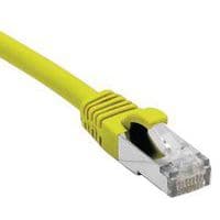 Cordon RJ45 catégorie 6 F/UTP LSOH snagless jaune - 0,3 m