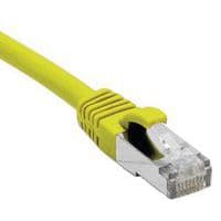 Cordon RJ45 catégorie 6 F/UTP LSOH snagless jaune - 1 m